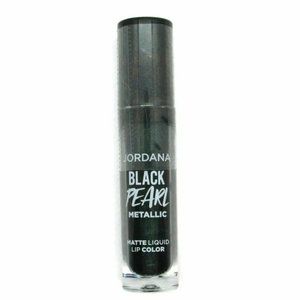 JORDANA Black Pearl Metallic Matte Liquid Lip Color 05 Sorceress